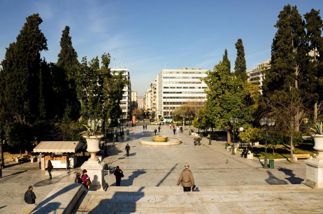 Athens Stylish Studio In Front Of Syntagma Metro Stop For 2 Kültér fotó